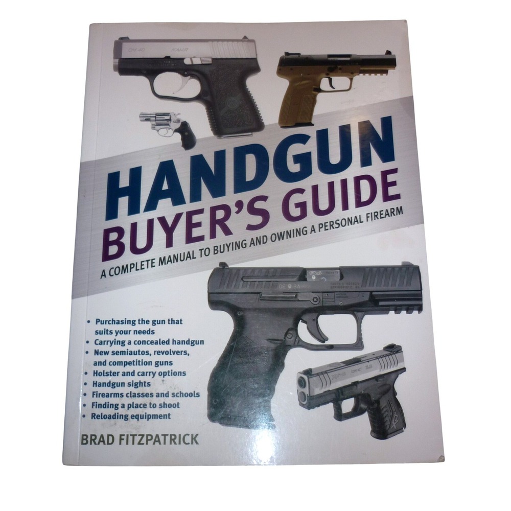 Handgun Buyer's Guide 2015 Brad Fitzpatrick Firearm Manual Paperback Book